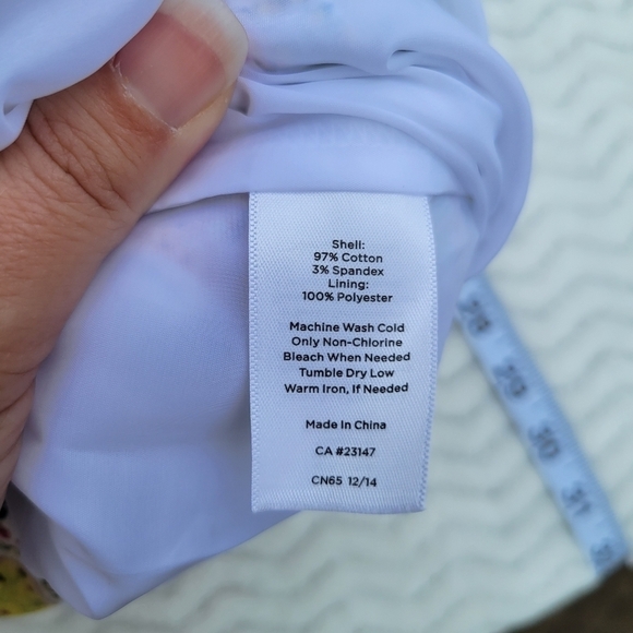 Talbots Paisley Print Skirt size 10 - Picture 3 of 5